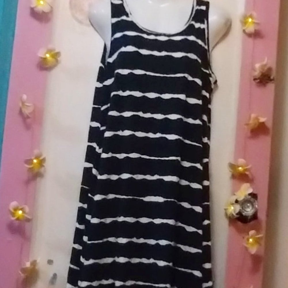 Molerani (L) Striped Tank Dress